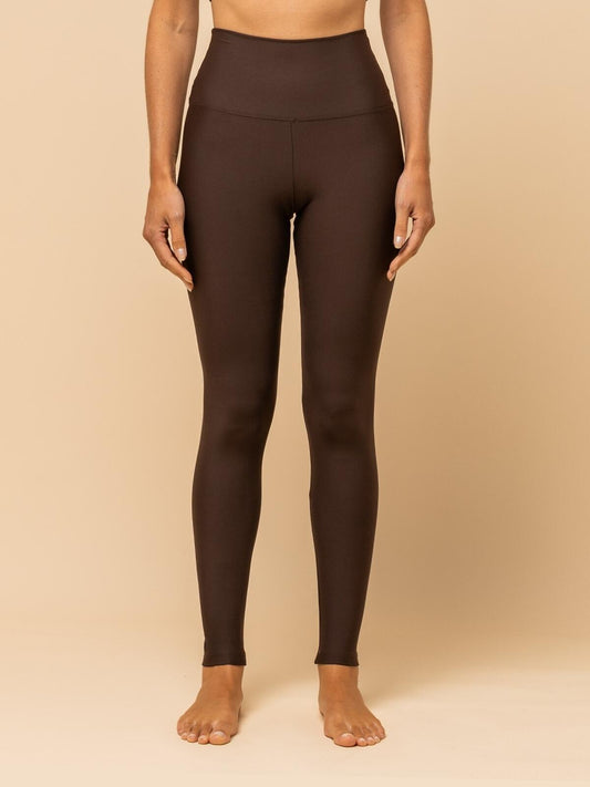 High-Waist Legging Brown – Compression & Comfort