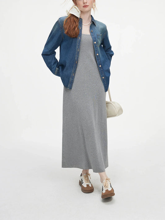 Elegant Sleeveless Midi Dress