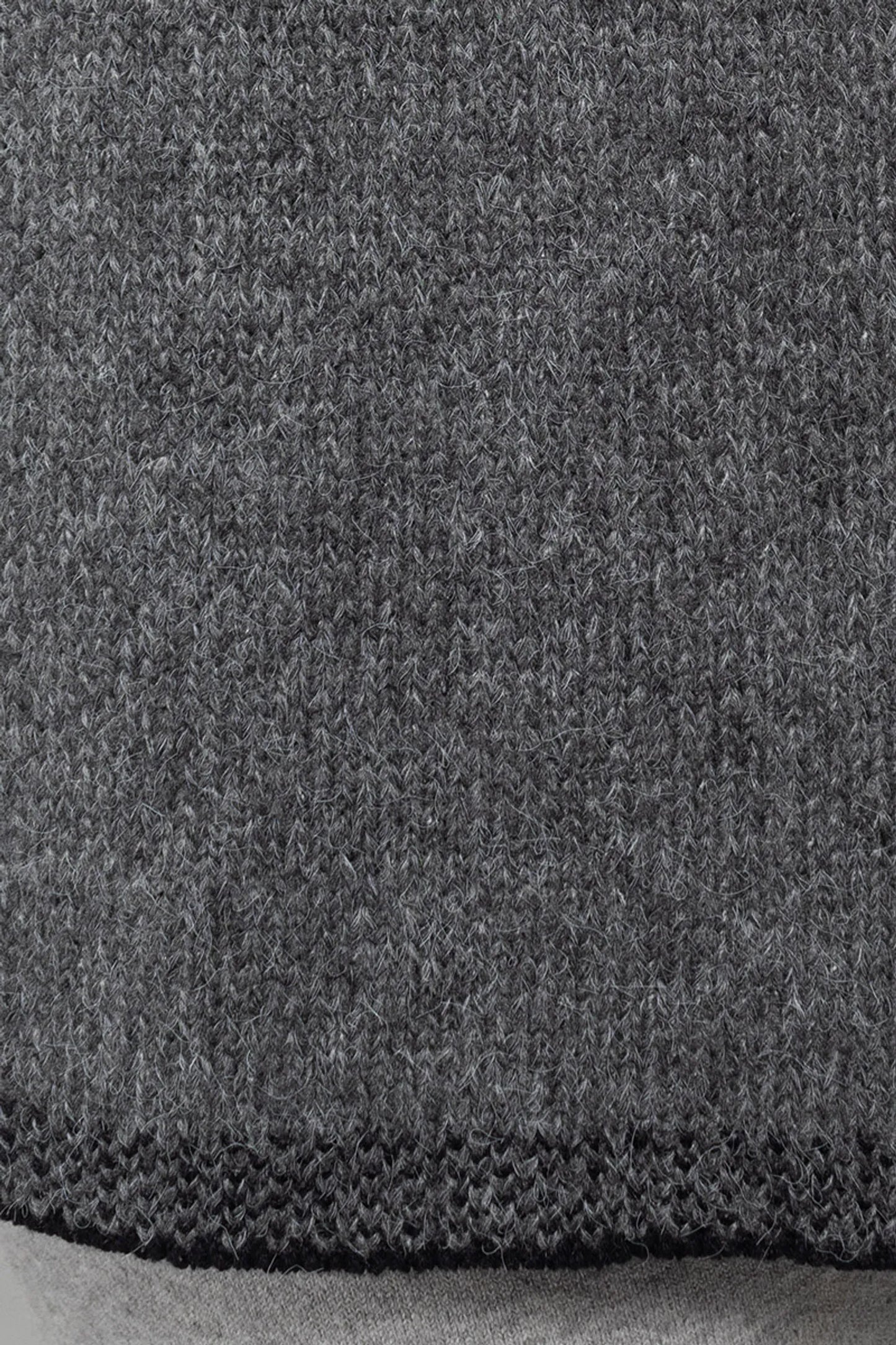 Women’s Reversible Knit Coat Dark Grey – Elegant and Comfortable