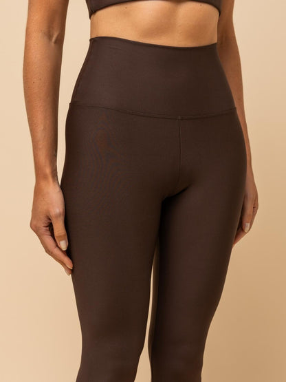 High-Waist Legging Brown – Compression & Comfort