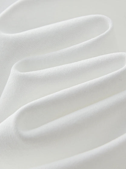 Asymmetric Twisted Pleat Tee