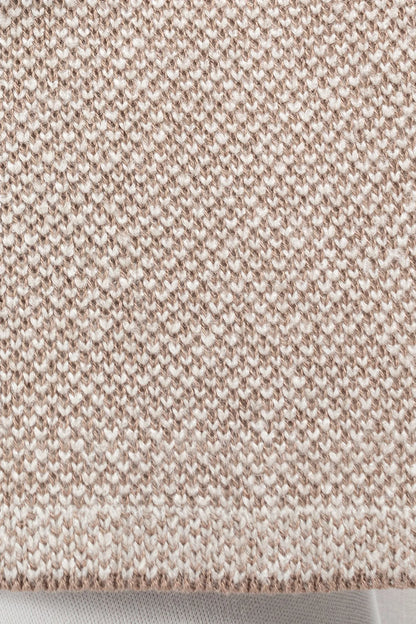Women’s Reversible Knit Coat Beige – Elegant and Comfortable